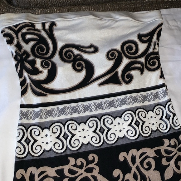 Gently Loved Hale Bob Strapless Maxi Dress Beautiful 100% Silk - Picture 5 of 8